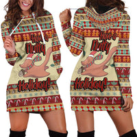 Have A Nutty Holiday Christmas Christmas Hoodie Dress Xmas Holiday Patterns - Wonder Print Shop