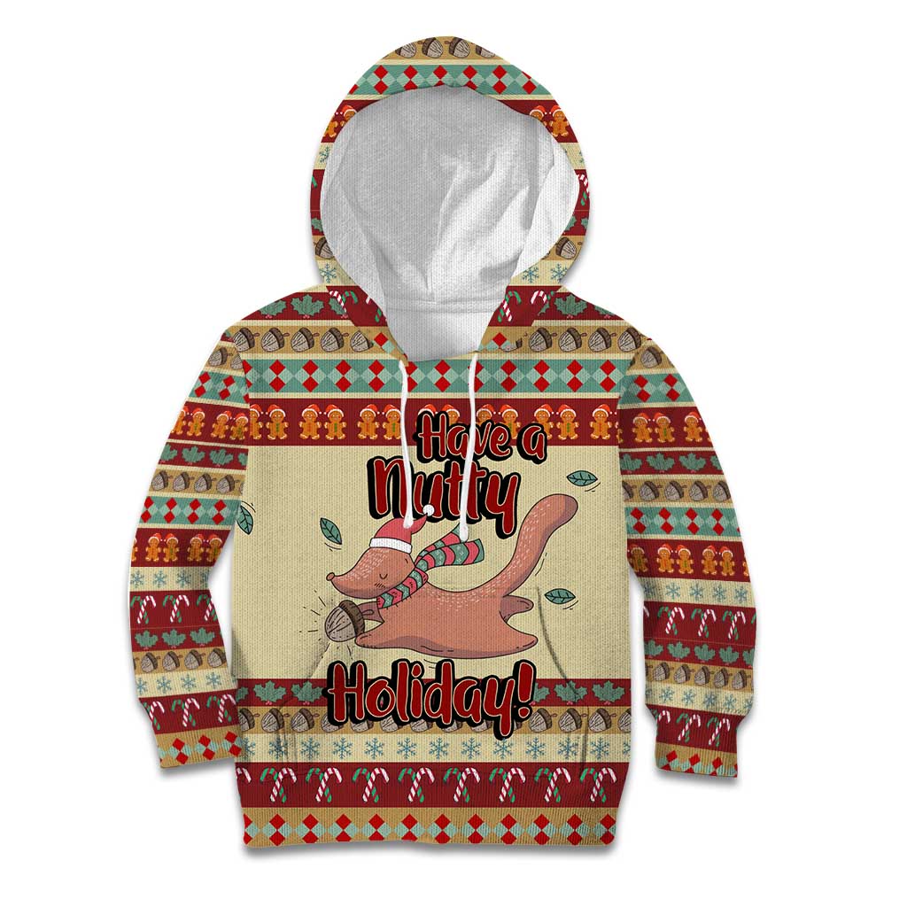 Have A Nutty Holiday Christmas Christmas Kid Hoodie Xmas Holiday Patterns - Wonder Print Shop