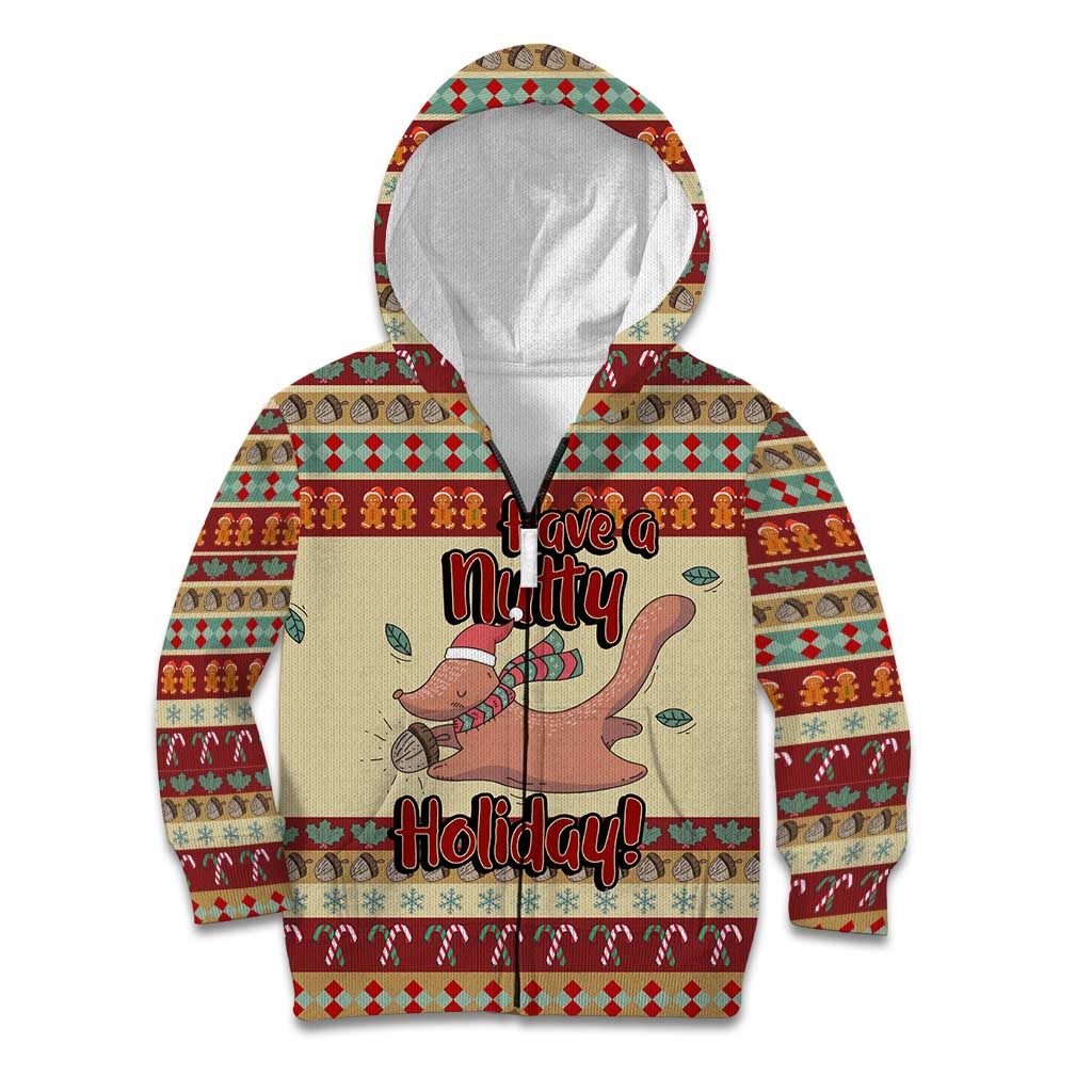Have A Nutty Holiday Christmas Christmas Kid Hoodie Xmas Holiday Patterns - Wonder Print Shop