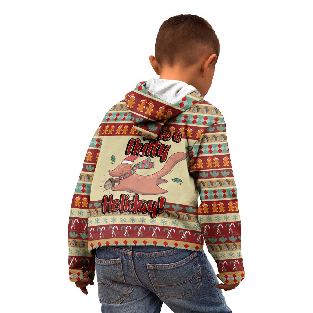 Have A Nutty Holiday Christmas Christmas Kid Hoodie Xmas Holiday Patterns - Wonder Print Shop