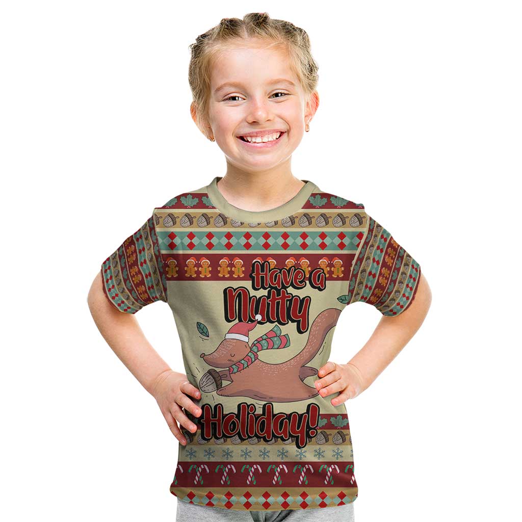 Have A Nutty Holiday Christmas Christmas Kid T Shirt Xmas Holiday Patterns - Wonder Print Shop
