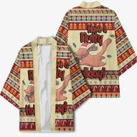 Have A Nutty Holiday Christmas Christmas Kimono Xmas Holiday Patterns - Wonder Print Shop