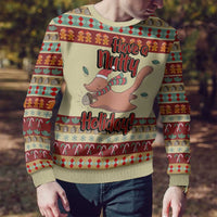 Have A Nutty Holiday Christmas Ugly Christmas Sweater Xmas Holiday Patterns - Wonder Print Shop
