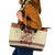 Have A Nutty Holiday Christmas Christmas Leather Tote Bag Xmas Holiday Patterns - Wonder Print Shop