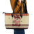 Have A Nutty Holiday Christmas Christmas Leather Tote Bag Xmas Holiday Patterns - Wonder Print Shop