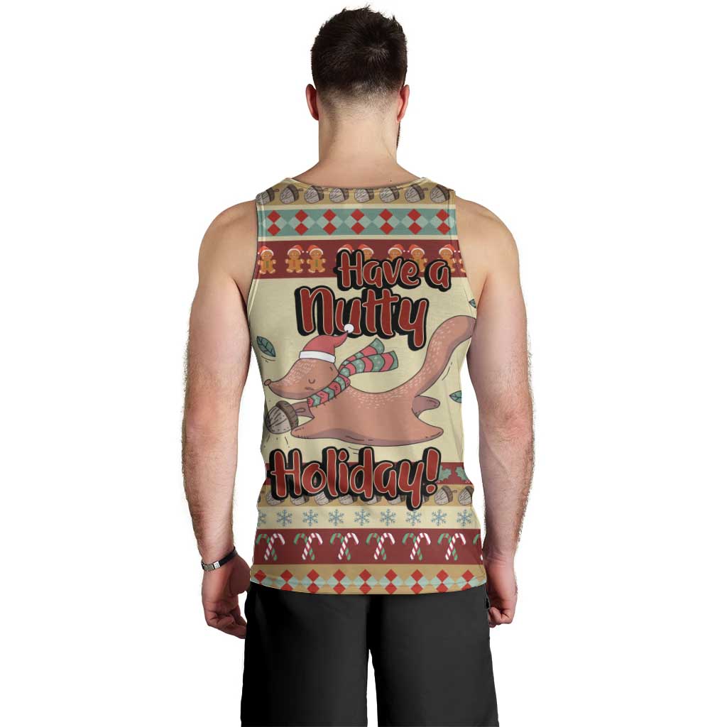 Have A Nutty Holiday Christmas Christmas Men Tank Top Xmas Holiday Patterns - Wonder Print Shop