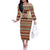 Have A Nutty Holiday Christmas Christmas Off The Shoulder Long Sleeve Dress Xmas Holiday Patterns - Wonder Print Shop
