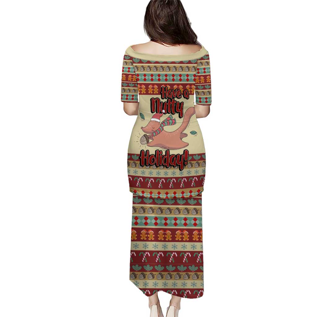 Have A Nutty Holiday Christmas Christmas Puletasi Xmas Holiday Patterns - Wonder Print Shop