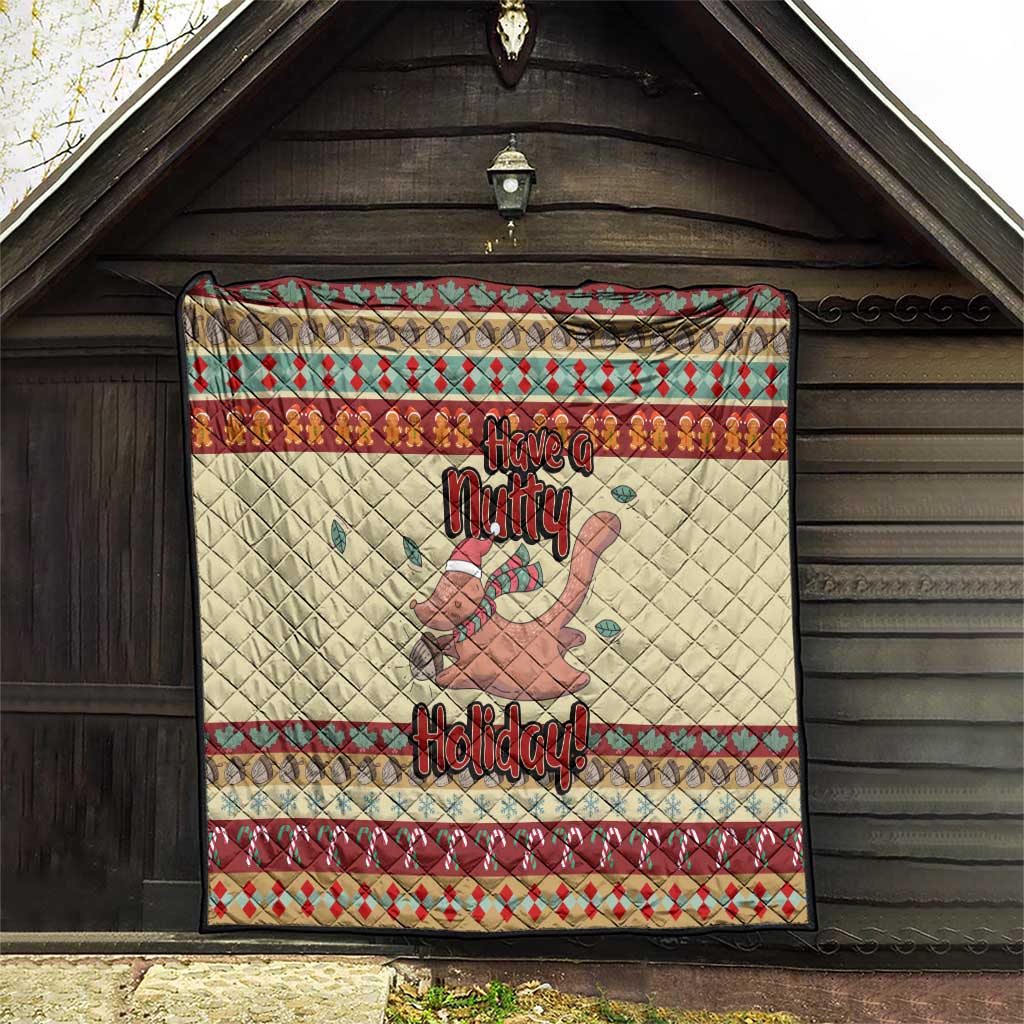 Have A Nutty Holiday Christmas Christmas Quilt Xmas Holiday Patterns - Wonder Print Shop