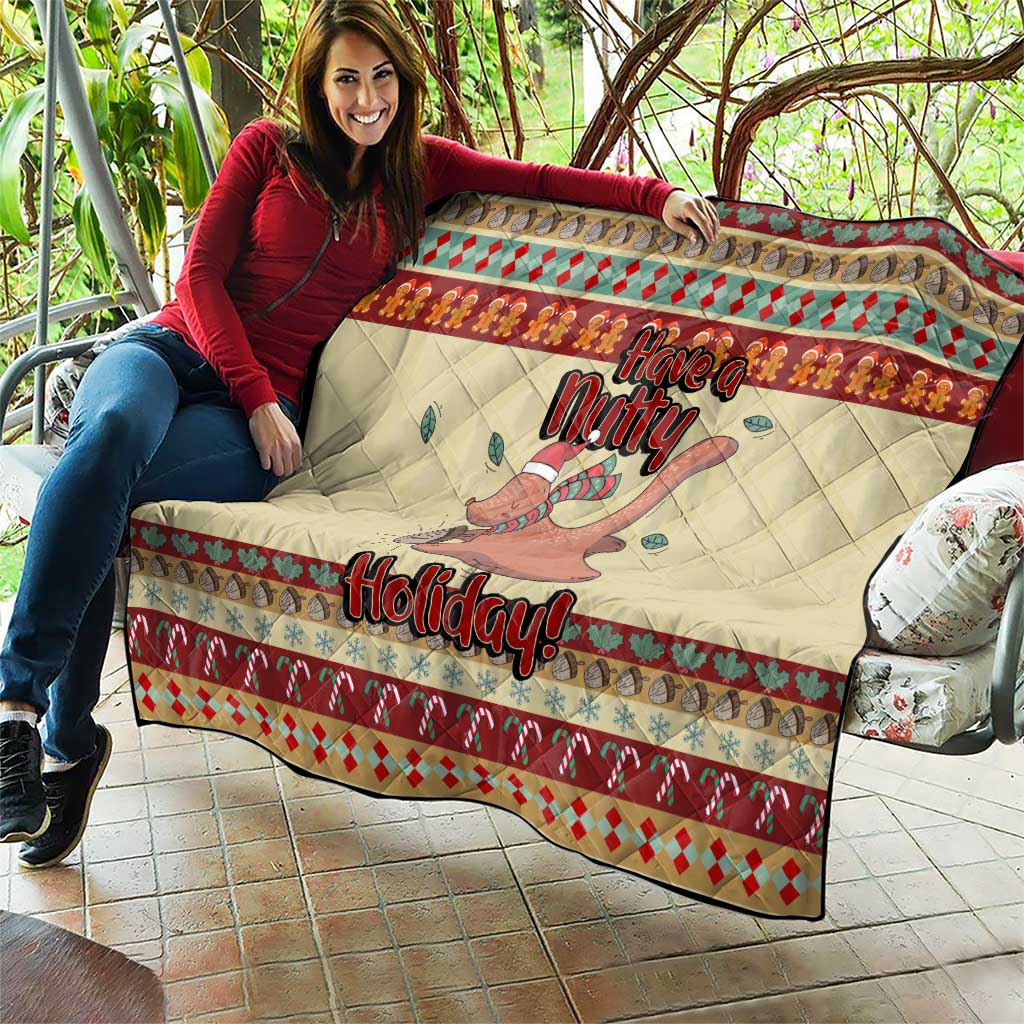 Have A Nutty Holiday Christmas Christmas Quilt Xmas Holiday Patterns - Wonder Print Shop