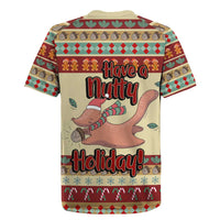 Have A Nutty Holiday Christmas Christmas Rugby Jersey Xmas Holiday Patterns - Wonder Print Shop