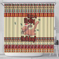 Have A Nutty Holiday Christmas Christmas Shower Curtain Xmas Holiday Patterns - Wonder Print Shop
