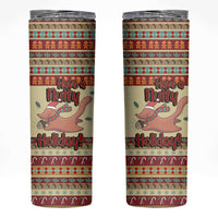 Have A Nutty Holiday Christmas Christmas Skinny Tumbler Xmas Holiday Patterns - Wonder Print Shop
