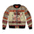 Have A Nutty Holiday Christmas Christmas Sleeve Zip Bomber Jacket Xmas Holiday Patterns - Wonder Print Shop