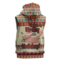 Have A Nutty Holiday Christmas Christmas Sleeveless Hoodie Xmas Holiday Patterns - Wonder Print Shop