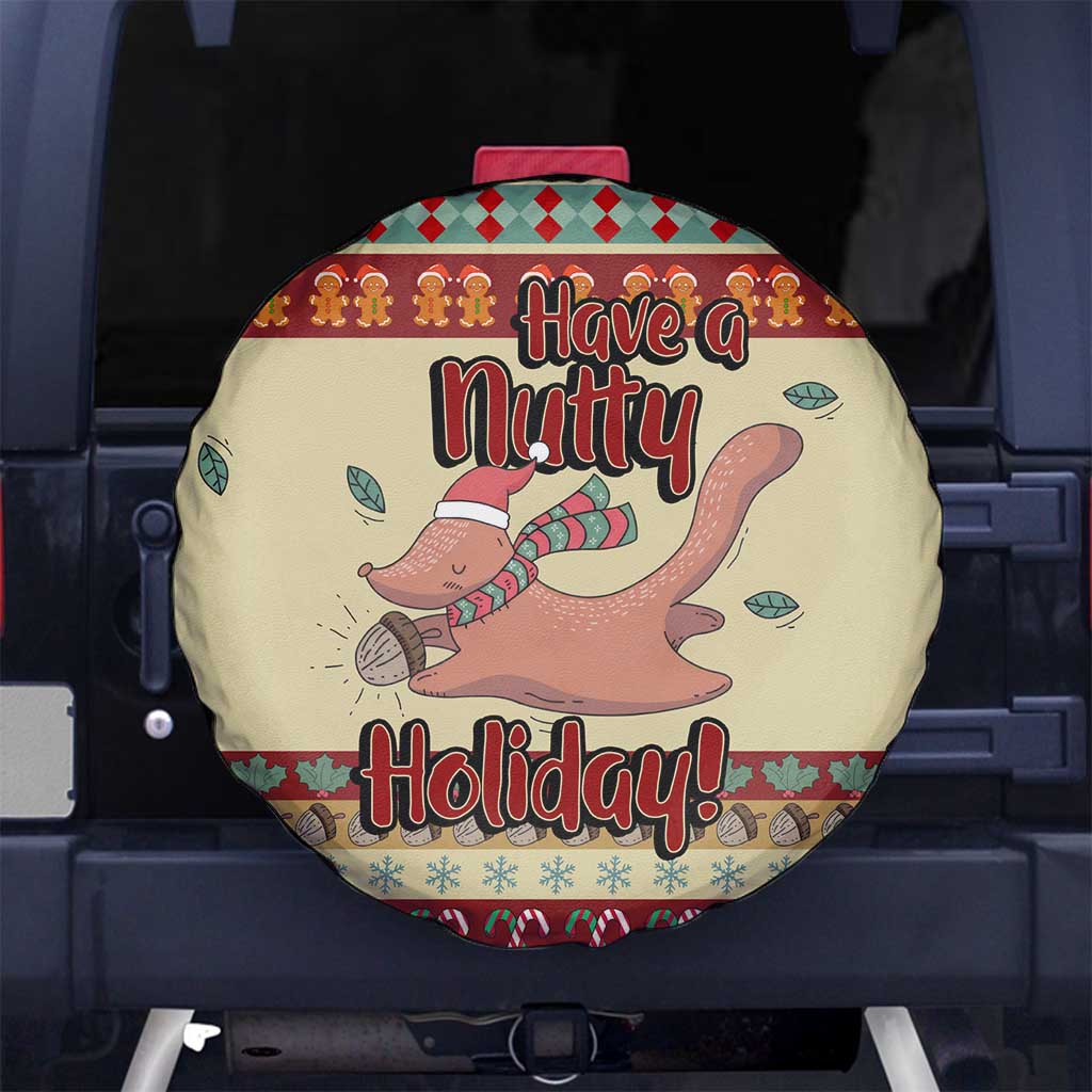 Have A Nutty Holiday Christmas Christmas Spare Tire Cover Xmas Holiday Patterns - Wonder Print Shop