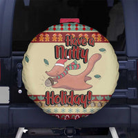 Have A Nutty Holiday Christmas Christmas Spare Tire Cover Xmas Holiday Patterns - Wonder Print Shop
