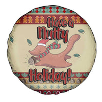 Have A Nutty Holiday Christmas Christmas Spare Tire Cover Xmas Holiday Patterns - Wonder Print Shop