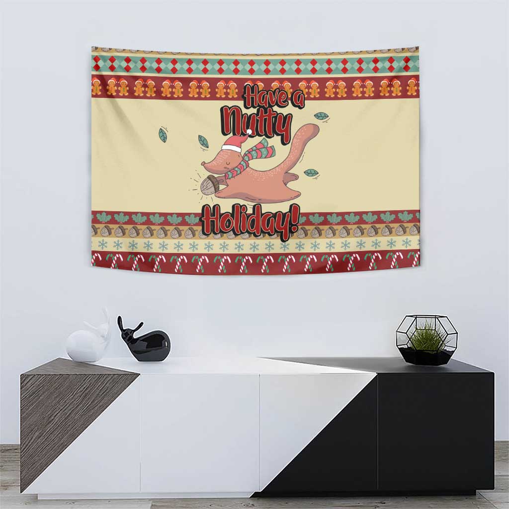 Have A Nutty Holiday Christmas Christmas Tapestry Xmas Holiday Patterns - Wonder Print Shop