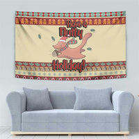 Have A Nutty Holiday Christmas Christmas Tapestry Xmas Holiday Patterns - Wonder Print Shop