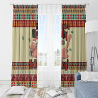 Have A Nutty Holiday Christmas Christmas Window Curtain Xmas Holiday Patterns - Wonder Print Shop