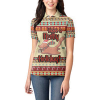 Have A Nutty Holiday Christmas Christmas Women Polo Shirt Xmas Holiday Patterns - Wonder Print Shop