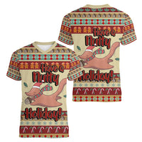 Have A Nutty Holiday Christmas Christmas Women V-Neck T-Shirt Xmas Holiday Patterns - Wonder Print Shop
