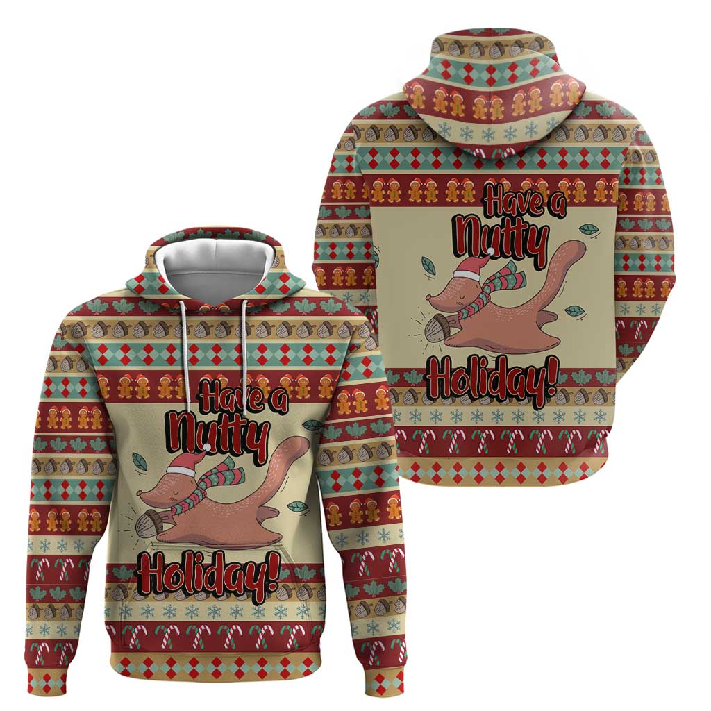 Have A Nutty Holiday Christmas Christmas Zip Hoodie Xmas Holiday Patterns - Wonder Print Shop