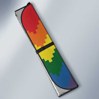 Have A Super Gay Holiday Christmas Auto Sun Shade Xmas Holiday Patterns - Wonder Print Shop