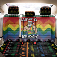 Have A Super Gay Holiday Christmas Back Car Seat Cover Xmas Holiday Patterns - Wonder Print Shop