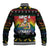 Have A Super Gay Holiday Christmas Baseball Jacket Xmas Holiday Patterns - Wonder Print Shop