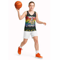 Have A Super Gay Holiday Christmas Basketball Jersey Xmas Holiday Patterns - Wonder Print Shop