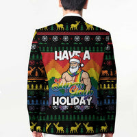Have A Super Gay Holiday Christmas Blazer Xmas Holiday Patterns - Wonder Print Shop