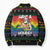 Have A Super Gay Holiday Christmas Bomber Puffer Jacket Xmas Holiday Patterns - Wonder Print Shop
