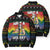 Have A Super Gay Holiday Christmas Bomber Puffer Jacket Xmas Holiday Patterns - Wonder Print Shop