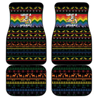 Have A Super Gay Holiday Christmas Car Mats Xmas Holiday Patterns - Wonder Print Shop