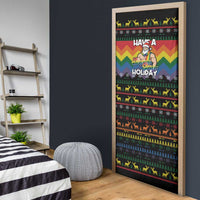 Have A Super Gay Holiday Christmas Door Cover Xmas Holiday Patterns - Wonder Print Shop
