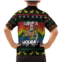 Have A Super Gay Holiday Christmas Family Matching Mermaid Dress and Hawaiian Shirt Xmas Holiday Patterns - Wonder Print Shop