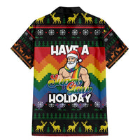 Have A Super Gay Holiday Christmas Family Matching Mermaid Dress and Hawaiian Shirt Xmas Holiday Patterns - Wonder Print Shop
