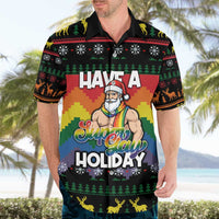 Have A Super Gay Holiday Christmas Hawaiian Shirt Xmas Holiday Patterns - Wonder Print Shop