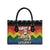 Have A Super Gay Holiday Christmas Leather Bag Xmas Holiday Patterns - Wonder Print Shop
