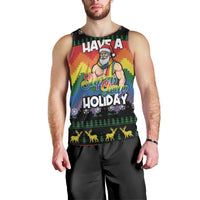 Have A Super Gay Holiday Christmas Men Tank Top Xmas Holiday Patterns - Wonder Print Shop