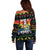 Have A Super Gay Holiday Christmas Off Shoulder Sweater Xmas Holiday Patterns - Wonder Print Shop