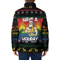 Have A Super Gay Holiday Christmas Padded Jacket Xmas Holiday Patterns - Wonder Print Shop