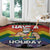 Have A Super Gay Holiday Christmas Round Carpet Xmas Holiday Patterns - Wonder Print Shop