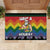 Have A Super Gay Holiday Christmas Rubber Doormat Xmas Holiday Patterns - Wonder Print Shop