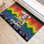 Have A Super Gay Holiday Christmas Rubber Doormat Xmas Holiday Patterns - Wonder Print Shop