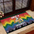 Have A Super Gay Holiday Christmas Rubber Doormat Xmas Holiday Patterns - Wonder Print Shop