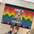 Have A Super Gay Holiday Christmas Rubber Doormat Xmas Holiday Patterns - Wonder Print Shop