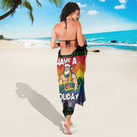 Have A Super Gay Holiday Christmas Sarong Xmas Holiday Patterns - Wonder Print Shop